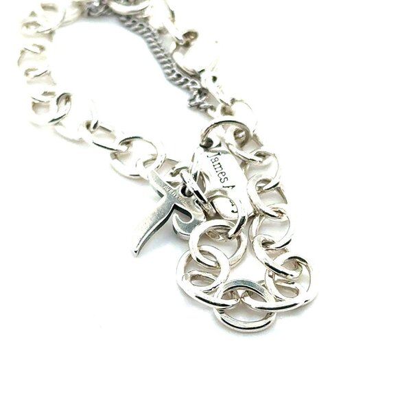 James Avery with Letter T Charm Bracelet - Picture 4 of 6